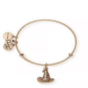 Alex & Ani Harry Potter Bangle Bracelet Sorting Hat Rafaelian Gold Tone NWT